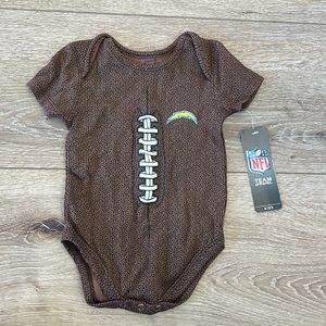 NFL BABY - Chargers Football Onesie NWT